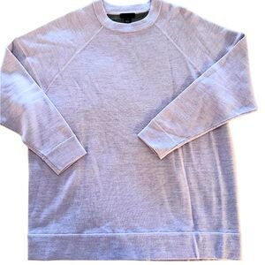 J. Crew Collection Merino Wool Raglan Sweatshirt Style Sweater S Lavender